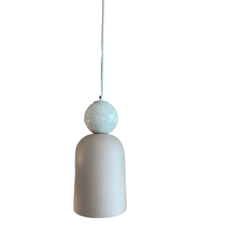 AROMAS lampa wisząca BELL z białym marmurem