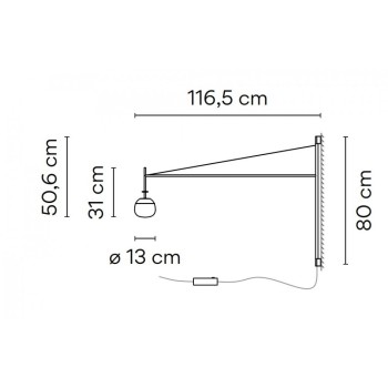 VIBIA Kinkiet TEMPO 5758 II kat.