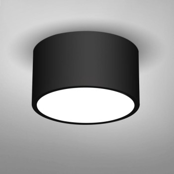 AILATI Lampa sufitowa MINE Czarna 14 cm