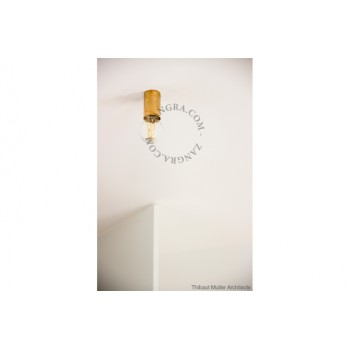 ZANGRA Lampa sufitowa 030.go.001 Mosiądz II kat.
