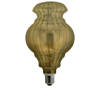 ZANGRA Dekoracyjna żarówka LED z przydymionym szkłem G95 E27