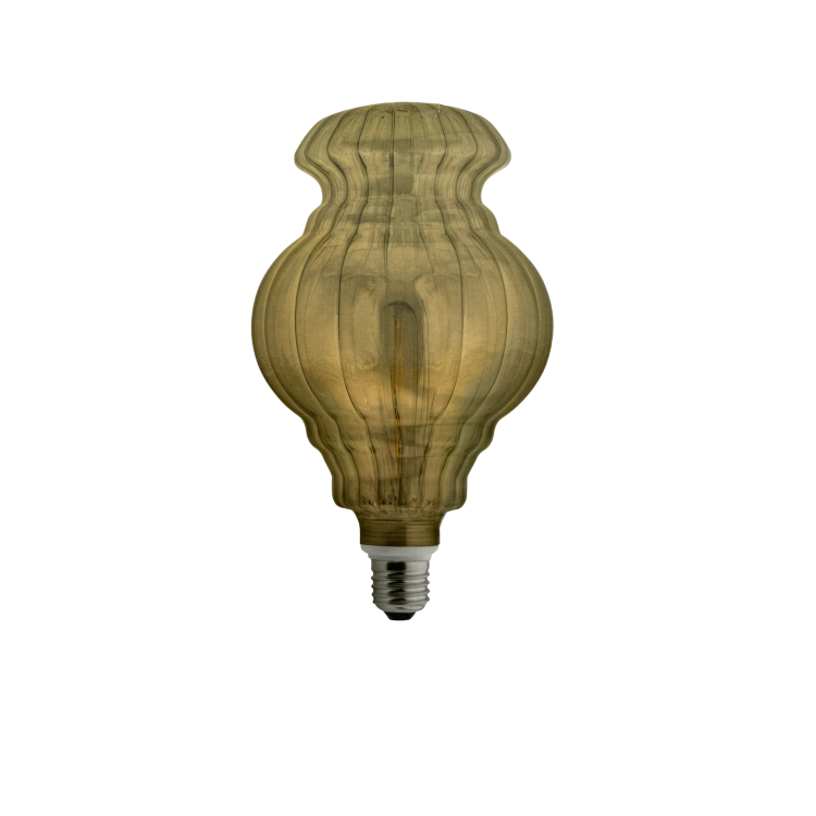 ZANGRA Dekoracyjna żarówka LED z przydymionym szkłem G95 E27