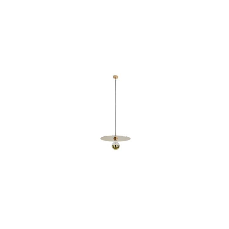 AROMAS lampa wisząca DISC Złota 35 cm