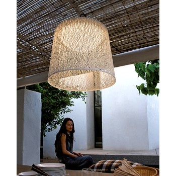 VIBIA Lampa wisząca zewnętrzna WIND 4072 beżowa