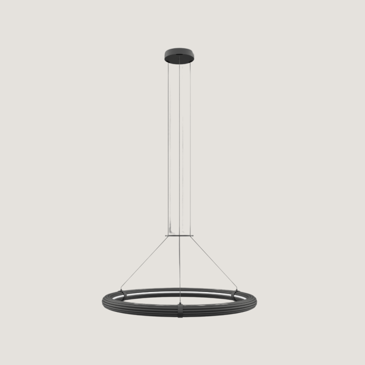 AROMAS Lampa wisząca ELLI L Czarna AROMAS Lampa wisząca ELLI L Czarna