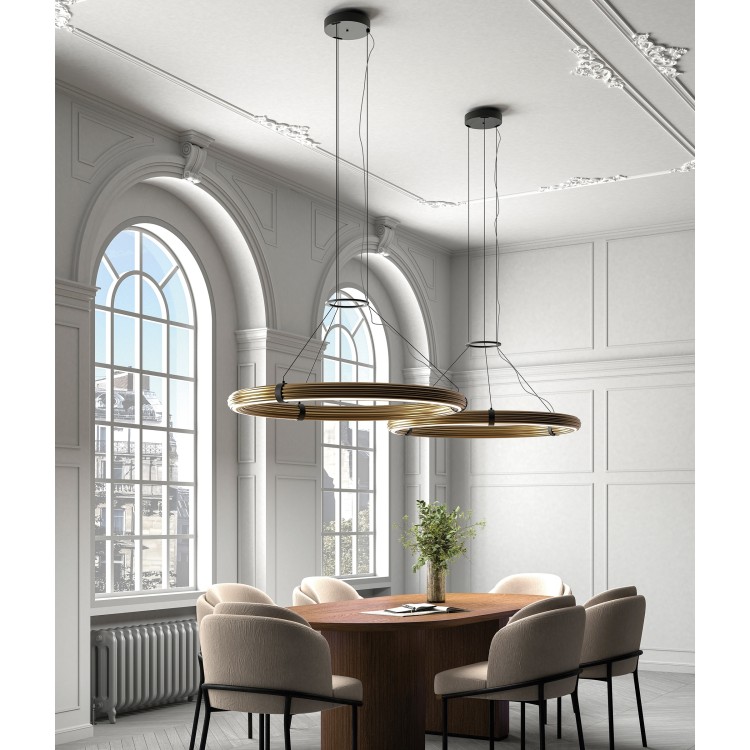 AROMAS Lampa wisząca ELLI L Złota AROMAS Lampa wisząca ELLI L Złota