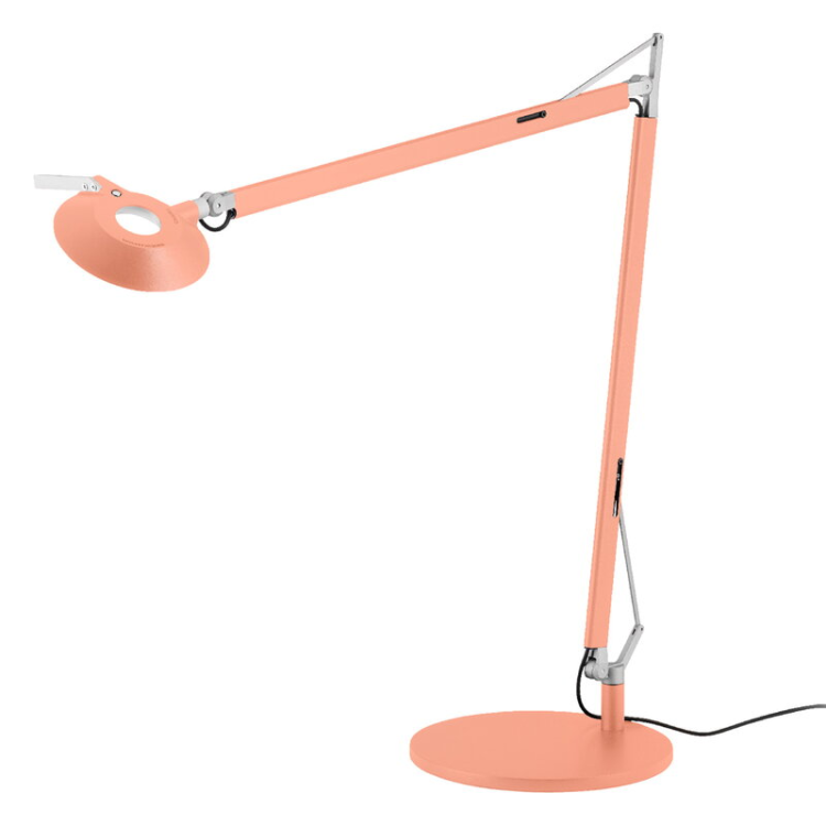 STILNOVO Lampa biurkowa Torino Beige Red STILNOVO Lampa biurkowa Torino Beige Red