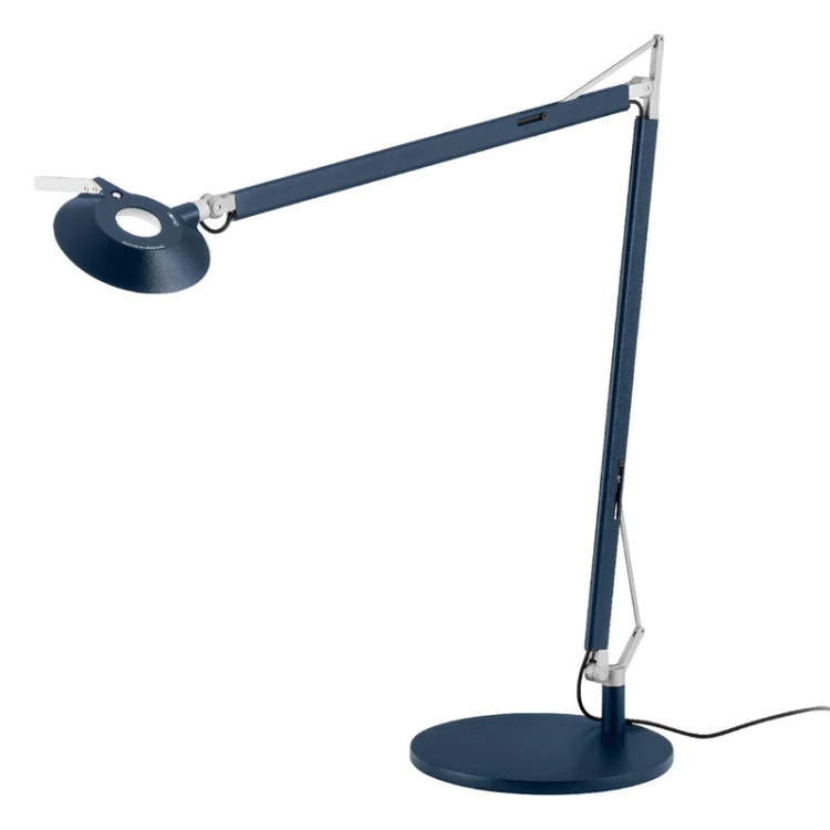 STILNOVO Lampa biurkowa Torino Steel Blue STILNOVO Lampa biurkowa Torino Steel Blue