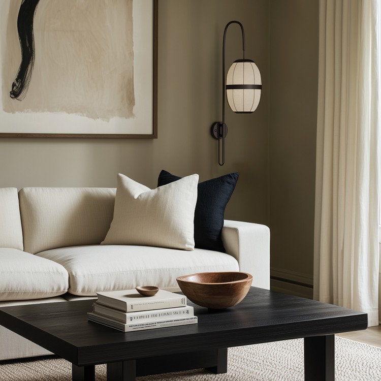 AROMAS Kinkiet Pull czarny