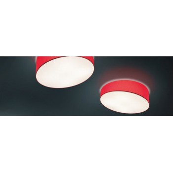 PANK plafon czerwony 60cm LED